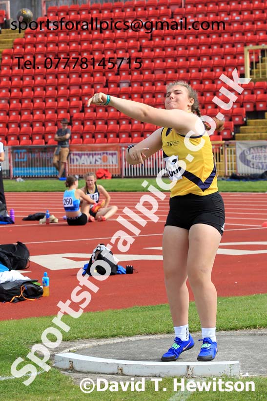 Shot Putt, 2024 Gateshead Tartan Games.  Photo: David T. Hewitson/Sports for All Pics